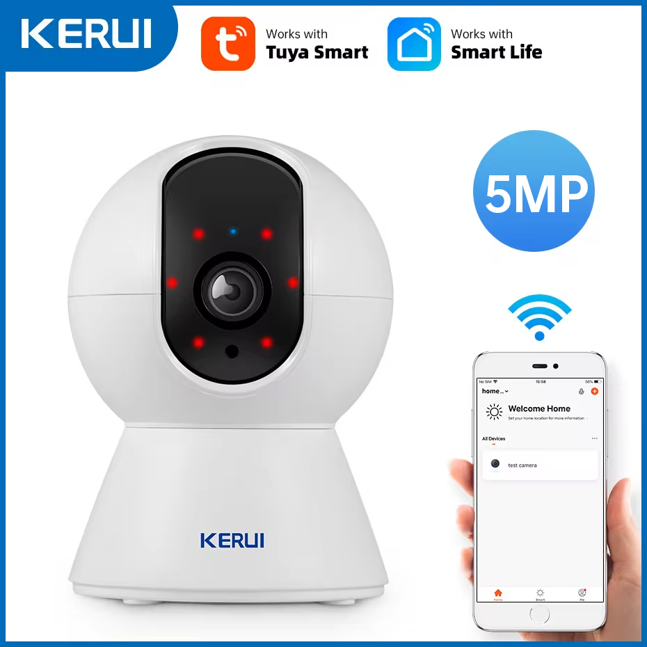 Home Cinema Sony - KERUI Mini Indoor Wireless 5MP WiFi