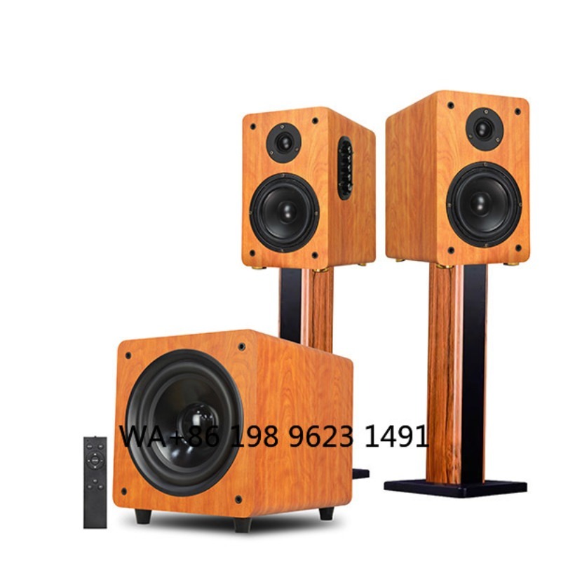 Home Cinema Usa - 8 Inch 150W RMS Wooden Powered