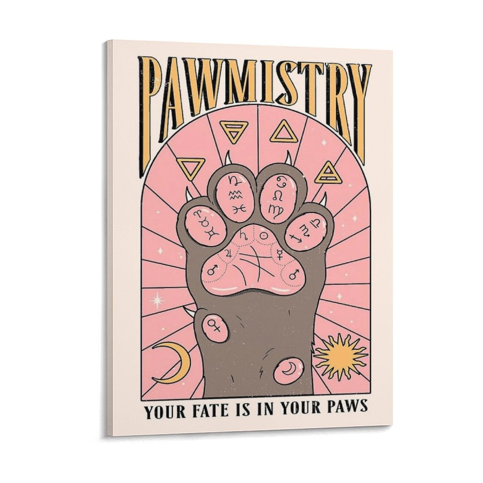 Home Cinema Usa - Pawmistry Canvas Painting Poster Cinema Character