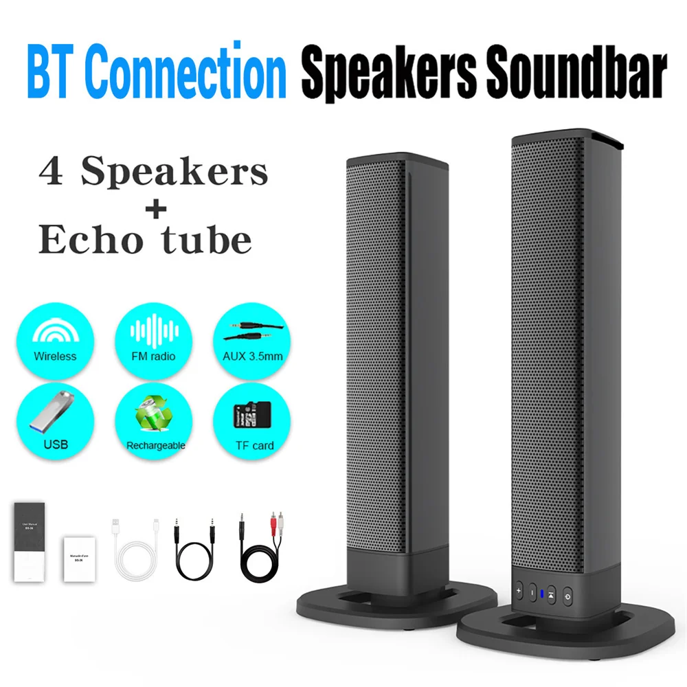 Wireless Bluetooth TV Sound Ba - Home Cinema Wireless Speakers ulasan dan harga
