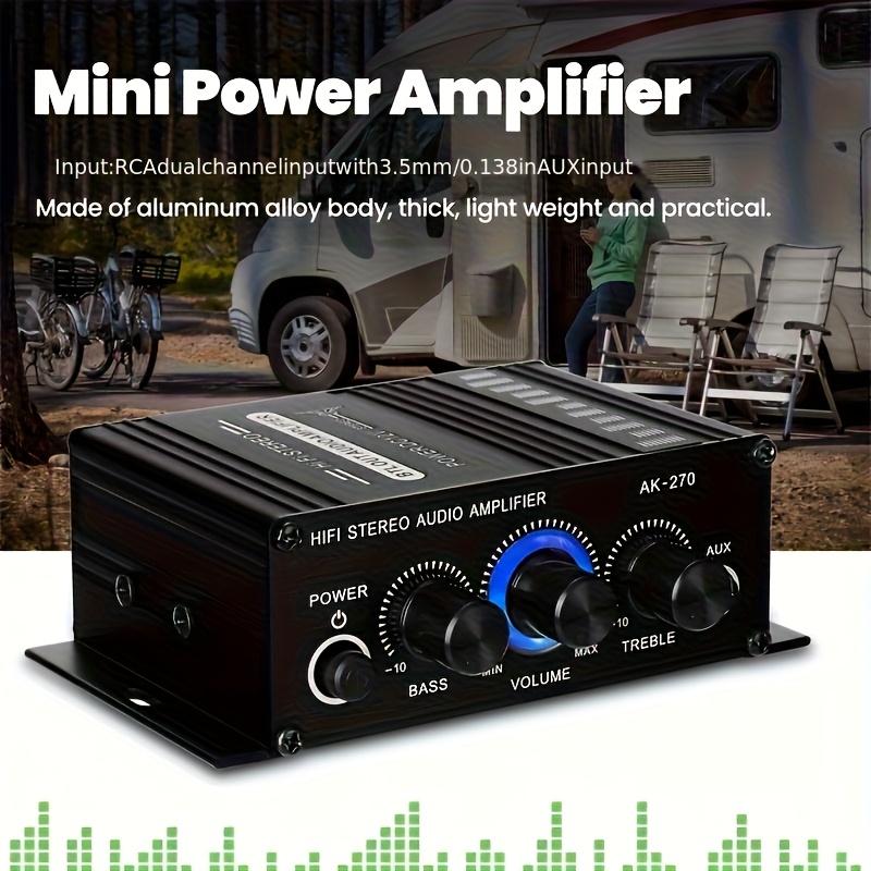 AK-270 HIFI Amplifier Channel  - Home Cinema Amplifier ulasan dan harga