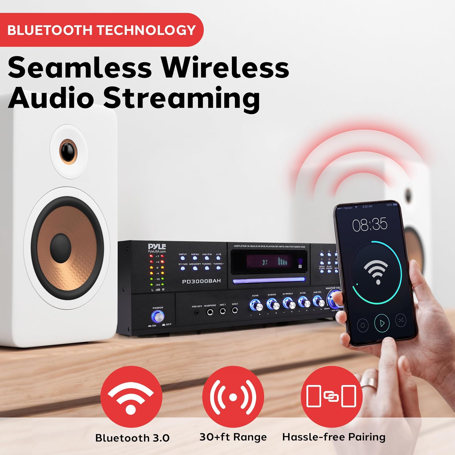 4000-Watt Wireless BT Home The - Home Cinema Dvd System ulasan dan harga