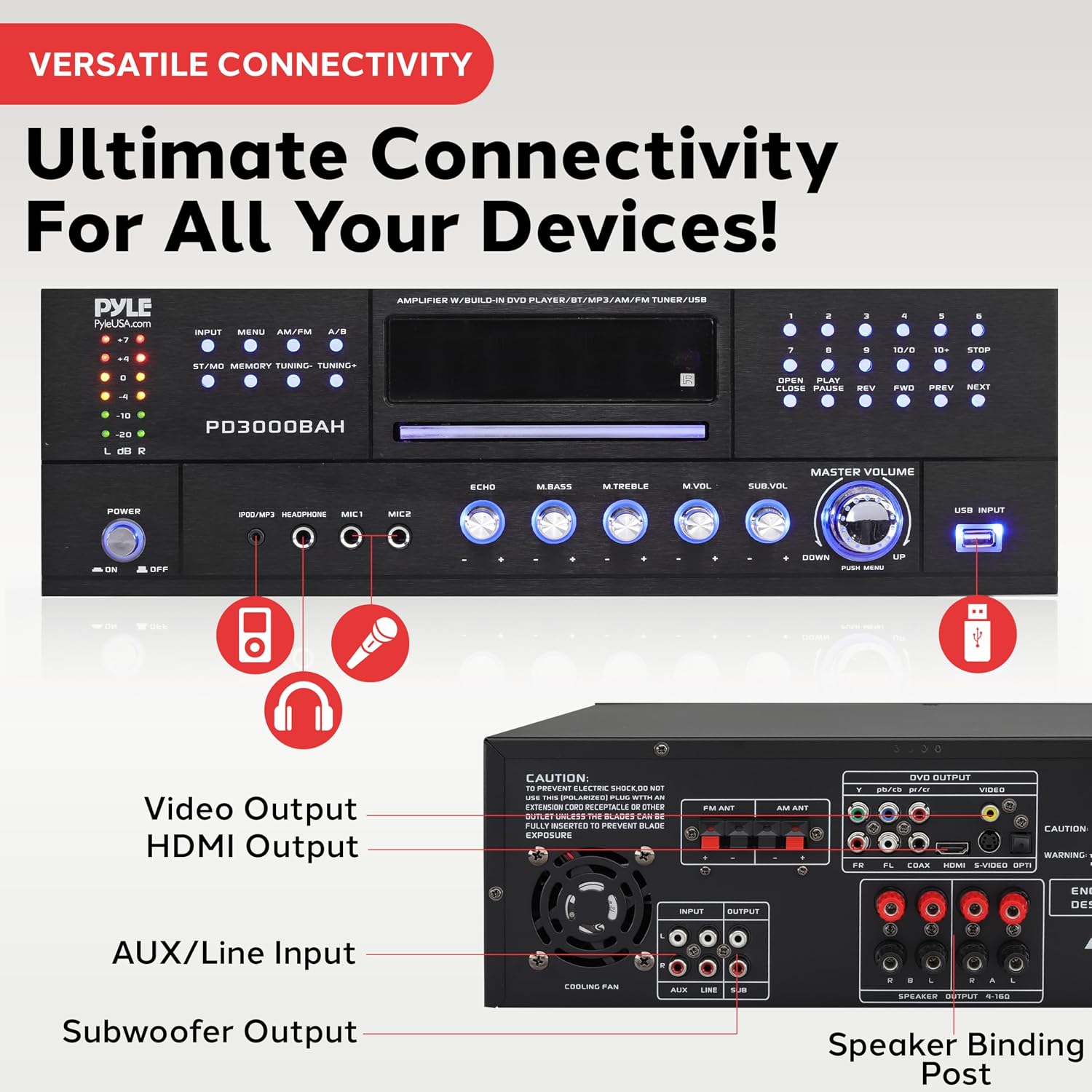 4000-Watt Wireless BT Home The - Home Cinema Dvd System ulasan dan harga