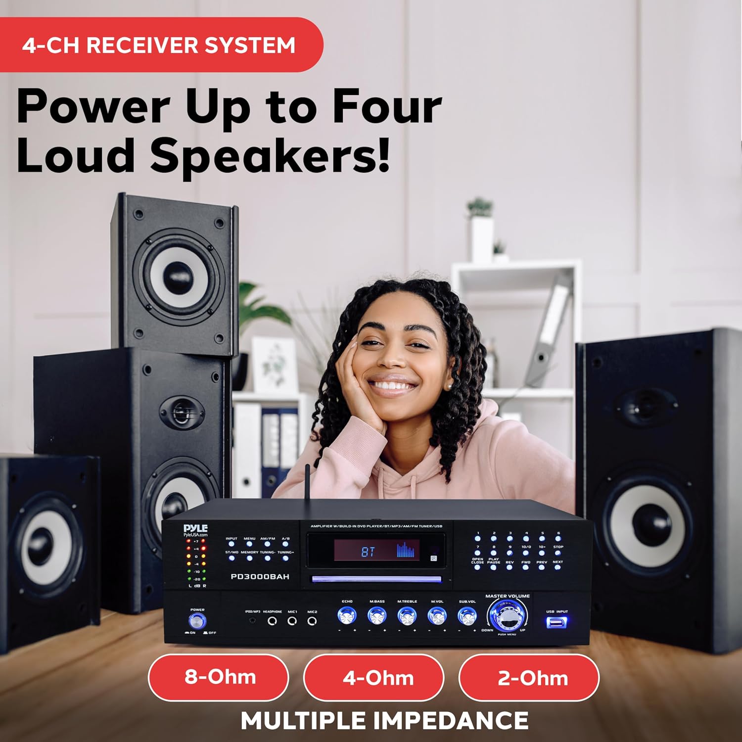 4000-Watt Wireless BT Home The - Home Cinema Dvd System ulasan dan harga