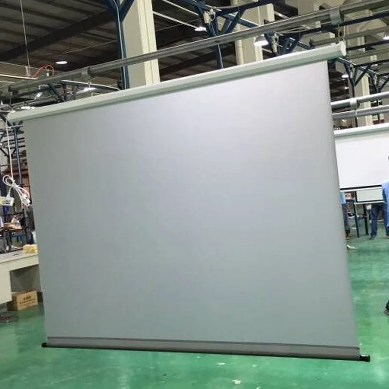 Motorized Electric Rear Projec - Projector Screen 100 Inch ulasan dan harga