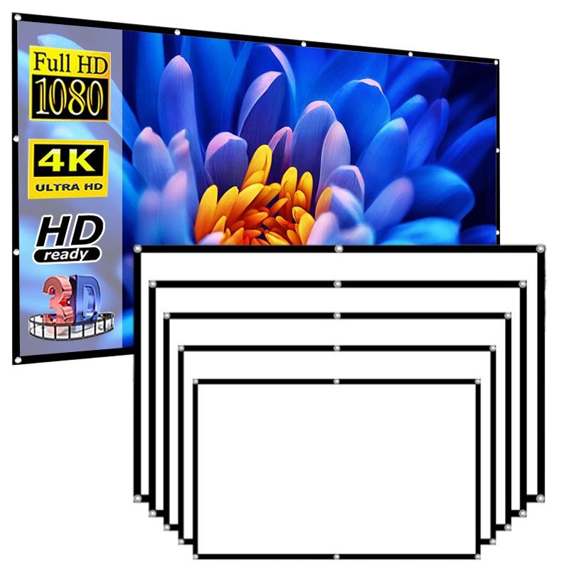 1Pc Curtain Anti-Light 60/72/8 - Projector Screen 100 Inch ulasan dan harga
