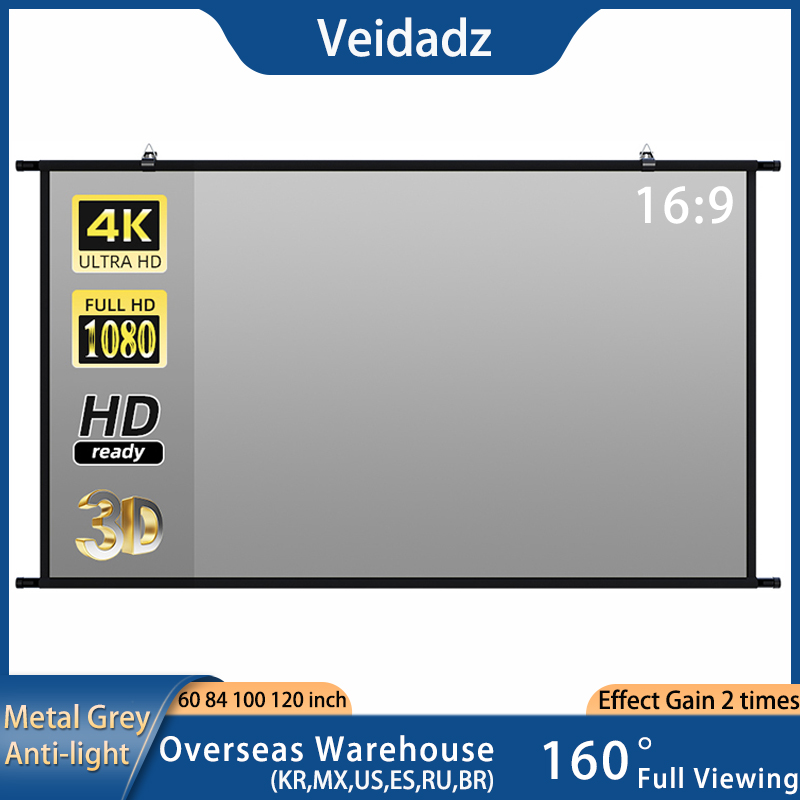 VEIDADZ Projector Screen Wall  - Projector Screen 100 Inch ulasan dan harga