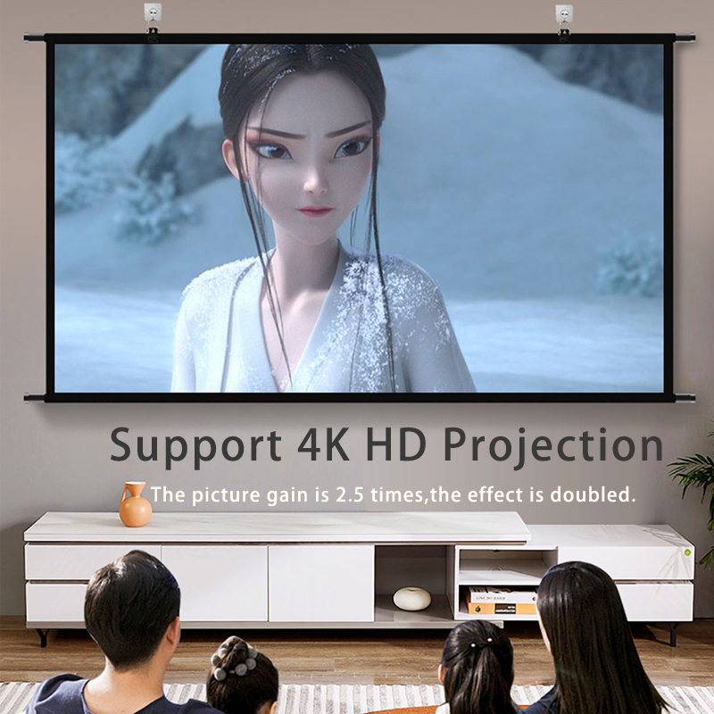 VEIDADZ Projector Screen Wall  - Projector Screen 100 Inch ulasan dan harga