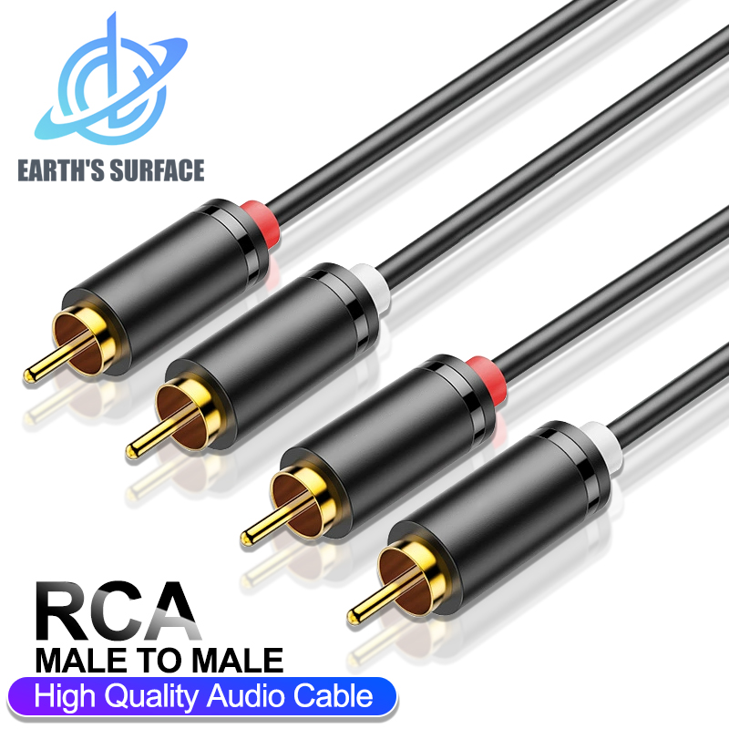 HIFI Stereo RCA Cable 2RCA to  - Home Cinema Pc ulasan dan harga