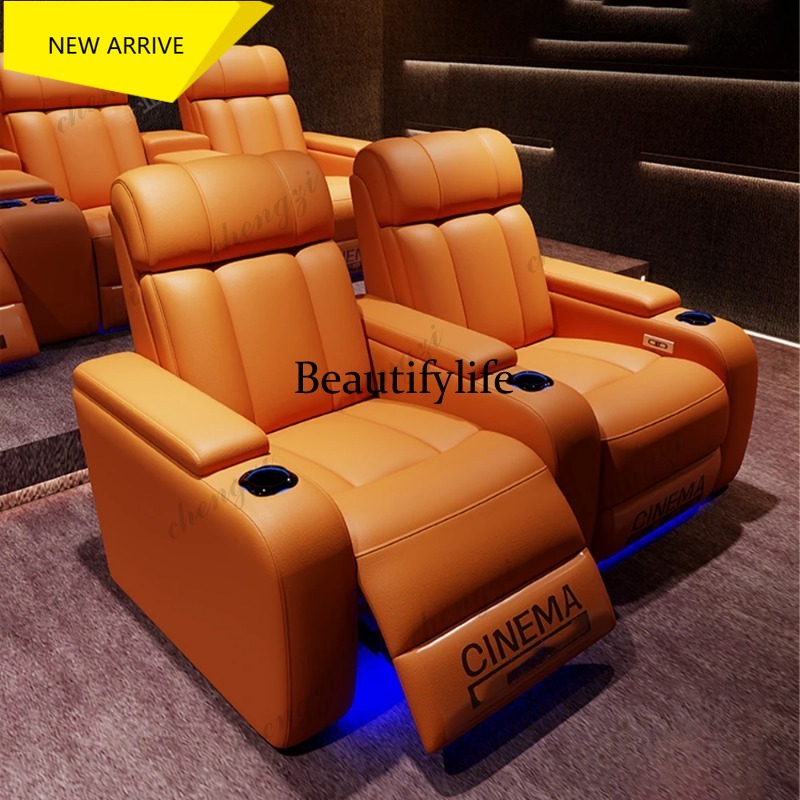 G153 Luxury Genuine Leather El - Home Cinema Usa ulasan dan harga