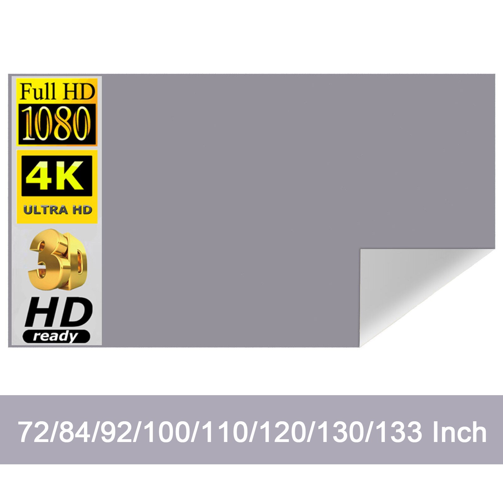 Projection Screen Reflective F - Projector Screen 100 Inch ulasan dan harga
