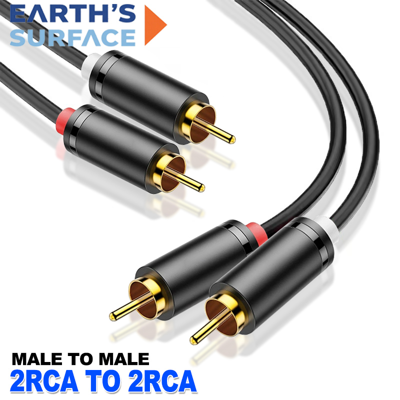 Dual RCA Cable HIFI Stereo 2 R - Home Cinema Pc ulasan dan harga