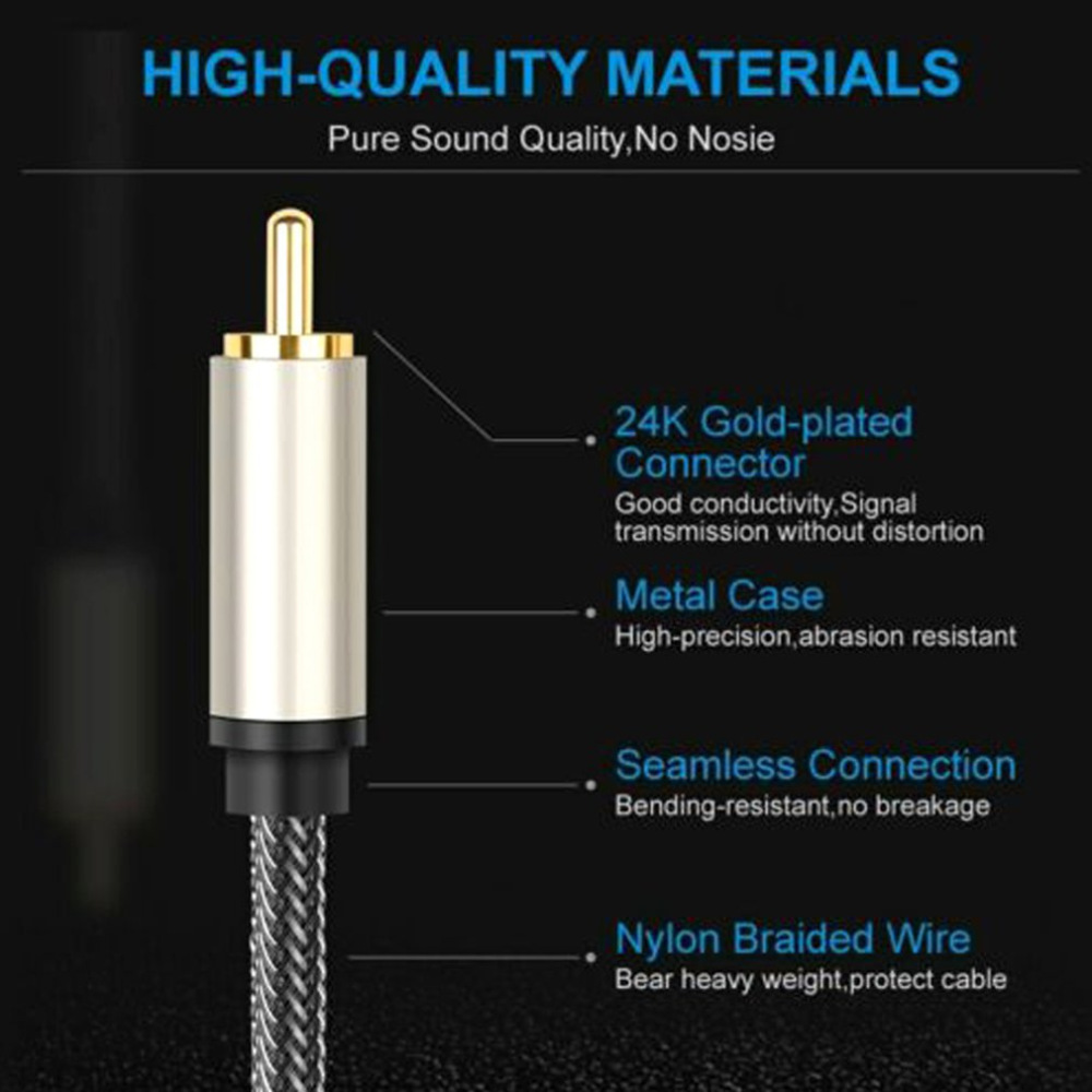 SPDIF Digital Coaxial Audio Ca - Home Cinema Dvd System ulasan dan harga