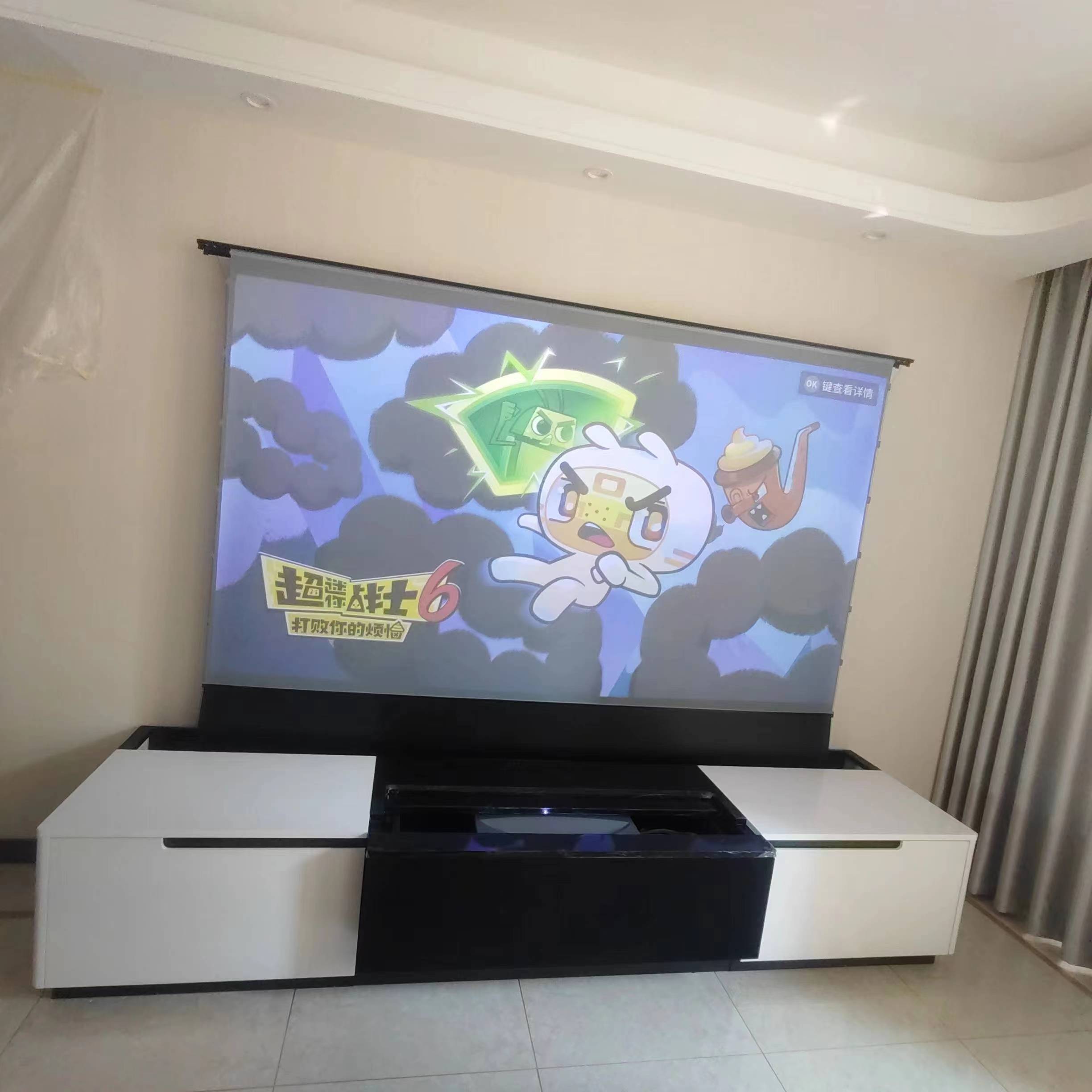 Home Theater Ultra Short Range - Projector Screen 100 Inch ulasan dan harga