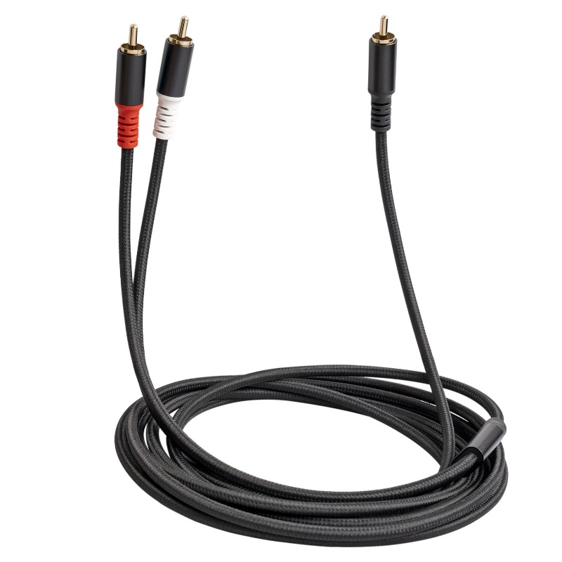 1/2/3M 1 RCA Male To 2 RCA Mal - Home Cinema Amplifier ulasan dan harga