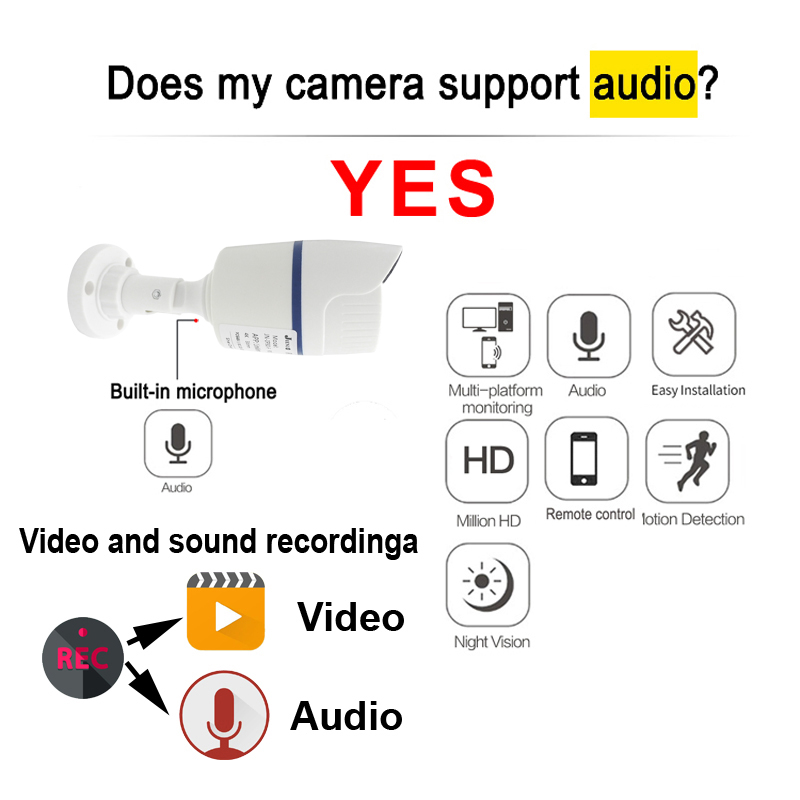 JIENUO 4K Poe Camera IP Outdoo - Home Cinema Sony ulasan dan harga