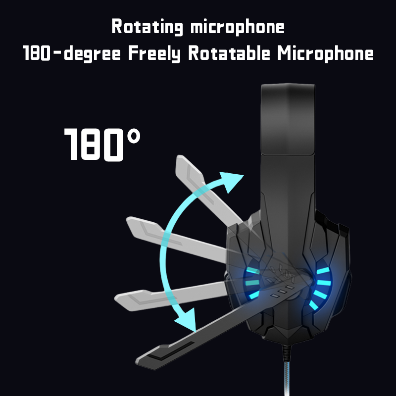 A7 Headphones Wired Gaming Hea - Home Cinema Pc ulasan dan harga