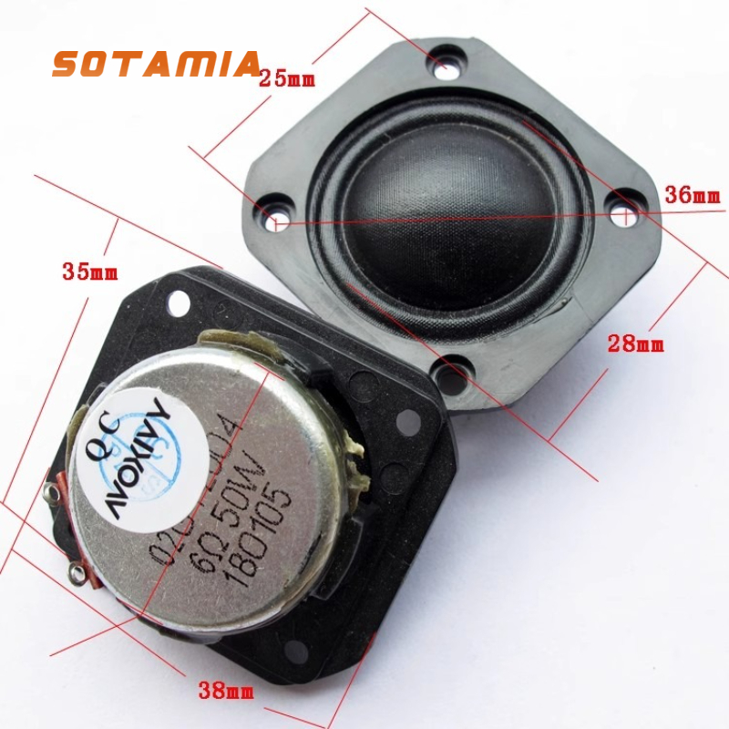 SOTAMIA 2PCS 1.25 Inch Mini Au - Home Cinema Wireless Speakers ulasan dan harga