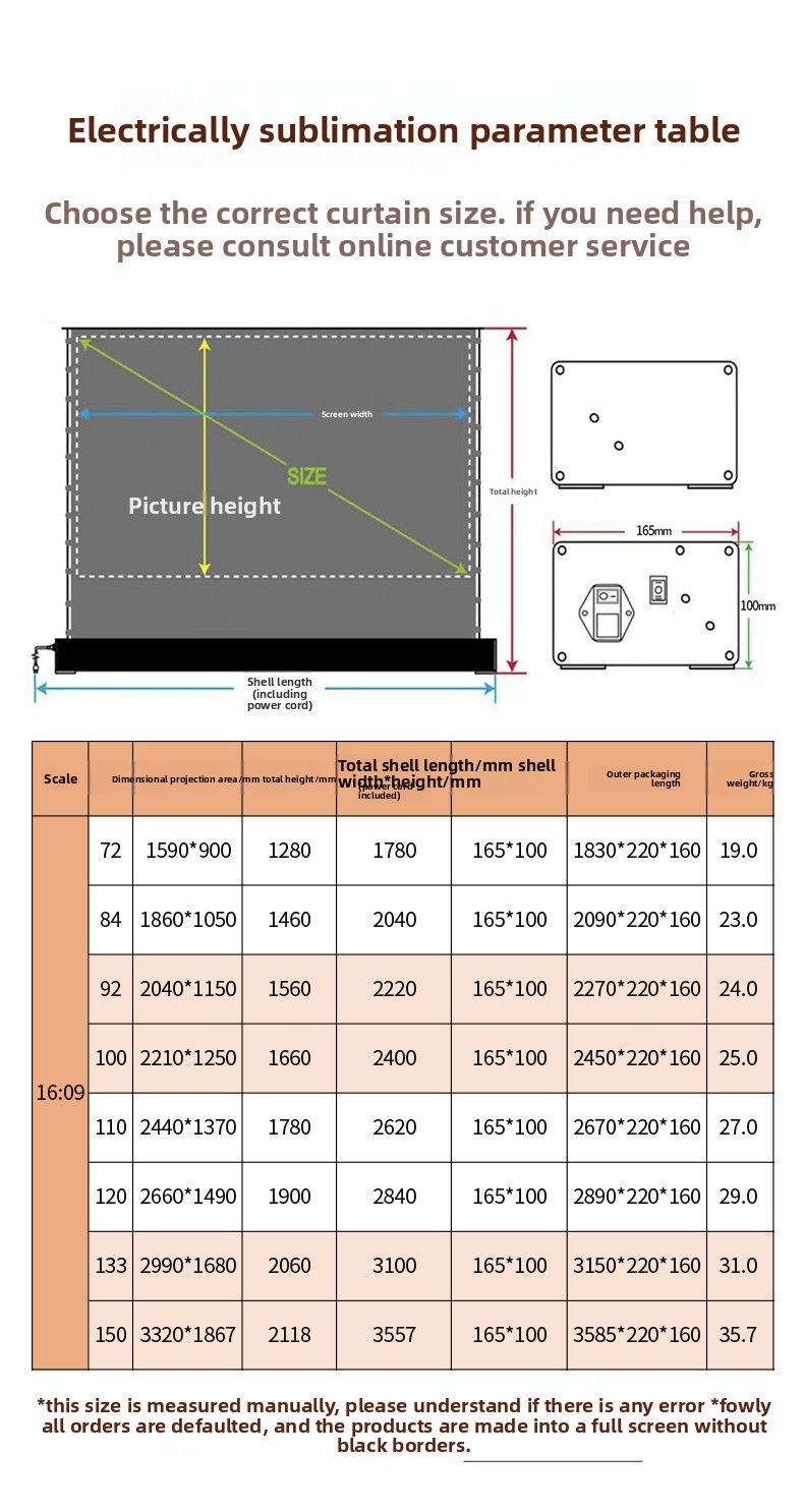 Surround Sound 100 Inch Electr - Projector Screen 100 Inch ulasan dan harga