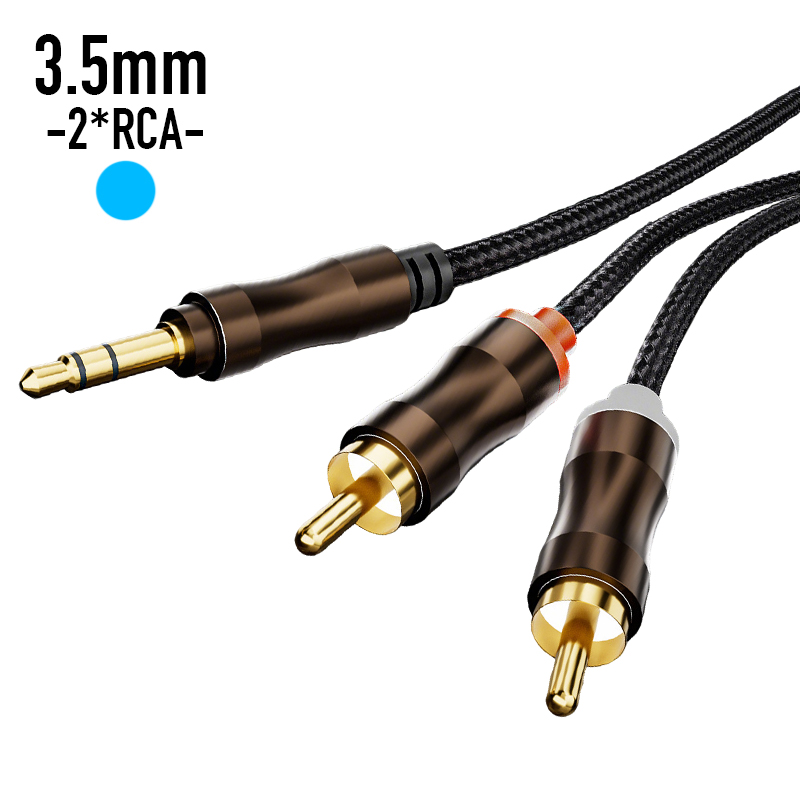 RCA To 3.5 mm Jack Aux Audio C - Home Cinema Pc ulasan dan harga