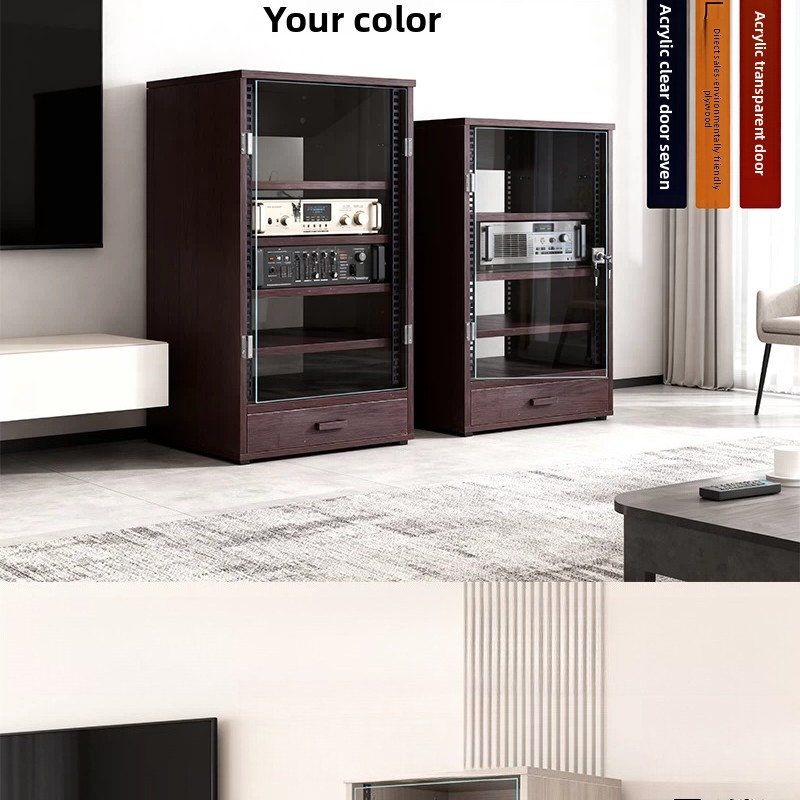 Front transparent door 8U - 16 - Home Cinema Amplifier ulasan dan harga
