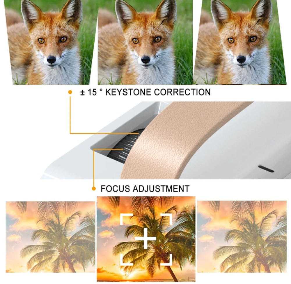 Portable Smart 4K Projector Mi - Home Cinema Usa ulasan dan harga